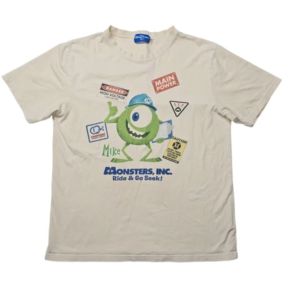 Tokyo Disney Resorts Monsters, Inc Tshirt Ride & Go Seek Size Large Souvenir - Picture 1 of 7